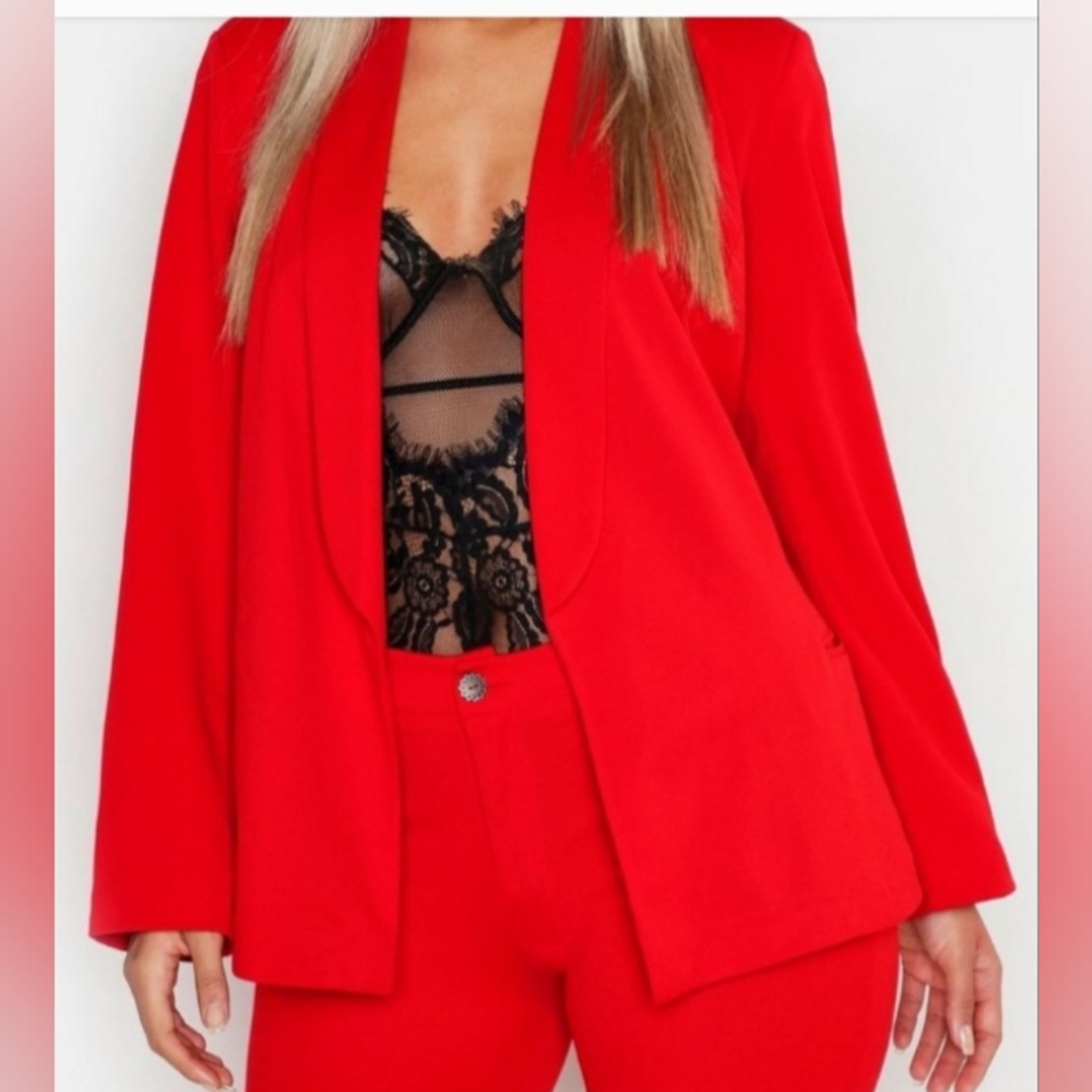Red Italian Blazer